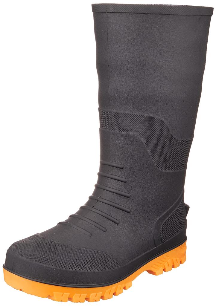 Fukuyama Rubber Sanitary Boots with Toe Cap Galois Black 3L 28.5cm TP-200