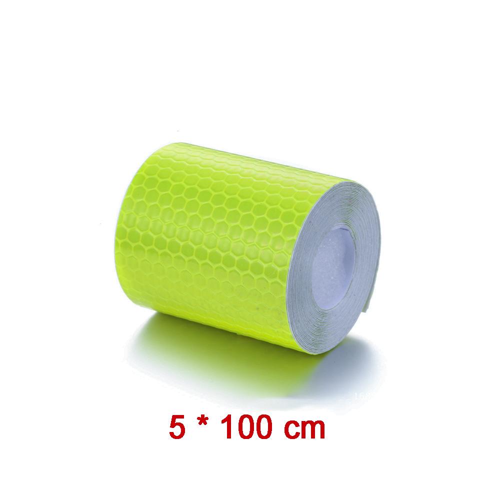 5cm 1/3/5/10M/20M 1PC Warning Light Reflector Protective Sticker Reflective Film Car Reflective Safety Strip Stickers