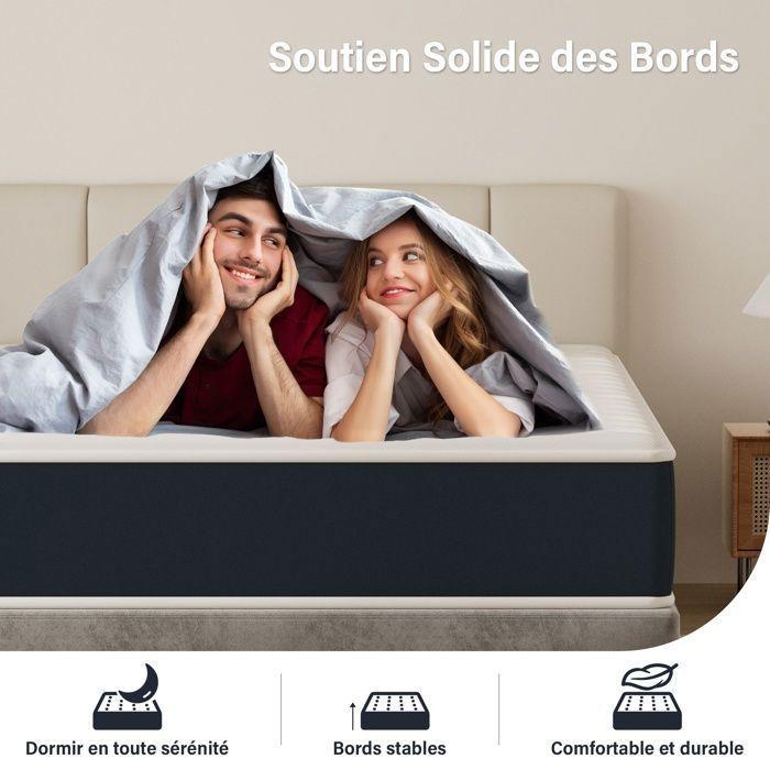 Mattress 140x190, Thickness 32 cm, Memory Foam Mattress, Stanew Perfect High Resi Support, 7 Zones, Reversible on Two Sides