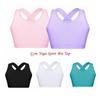Sports Crop Top Girls Sports Bra Racerback Bra Undershirt Dance Sport Girls Sportswear Yoga Fitness Gym