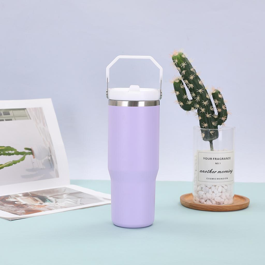 Термос из нержавеющей стали, кофейная чашка, портативная термокружка для путешествий и фитнеса, герметичная термос