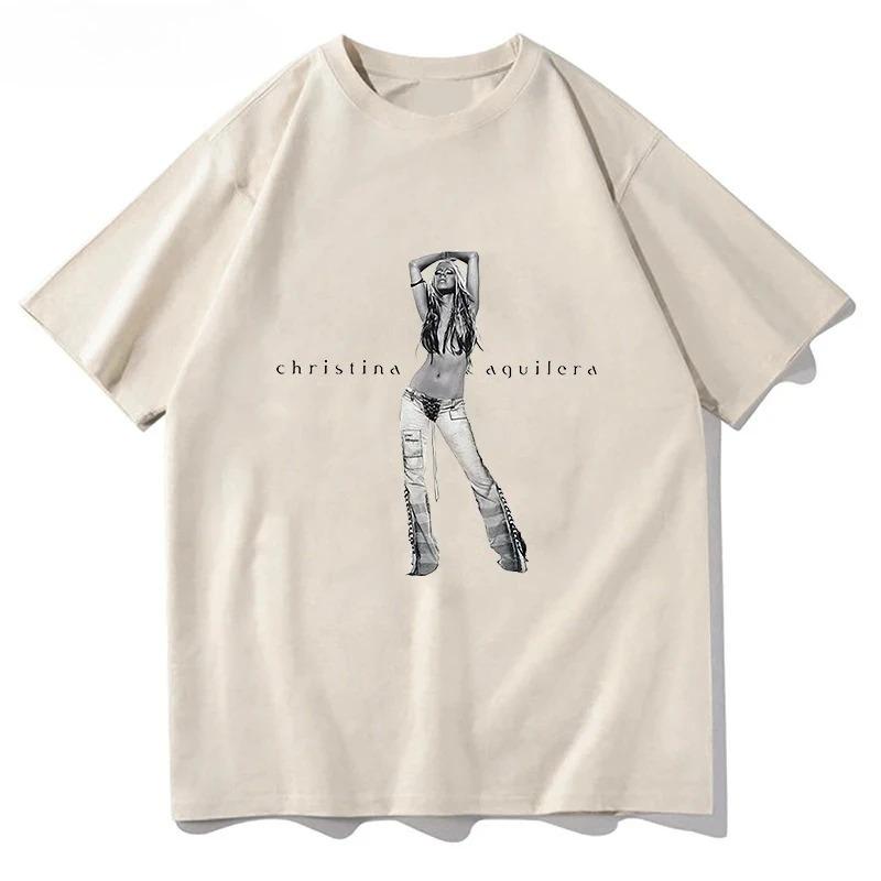 2026 Christina Aguilera Anniversary Anniversary Womens and Mens Universal Fashion Streetwear Pattern Aesthetic Tshirt