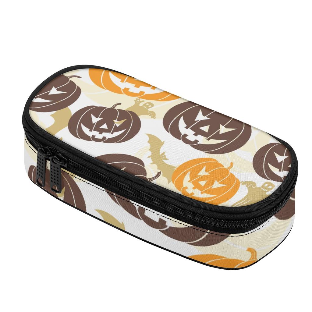 Pen Case Compact Shape Durable 300D Polyester Zipper Closure with Main Compartment Mesh Pocket and Pen Slots for Boys Girls