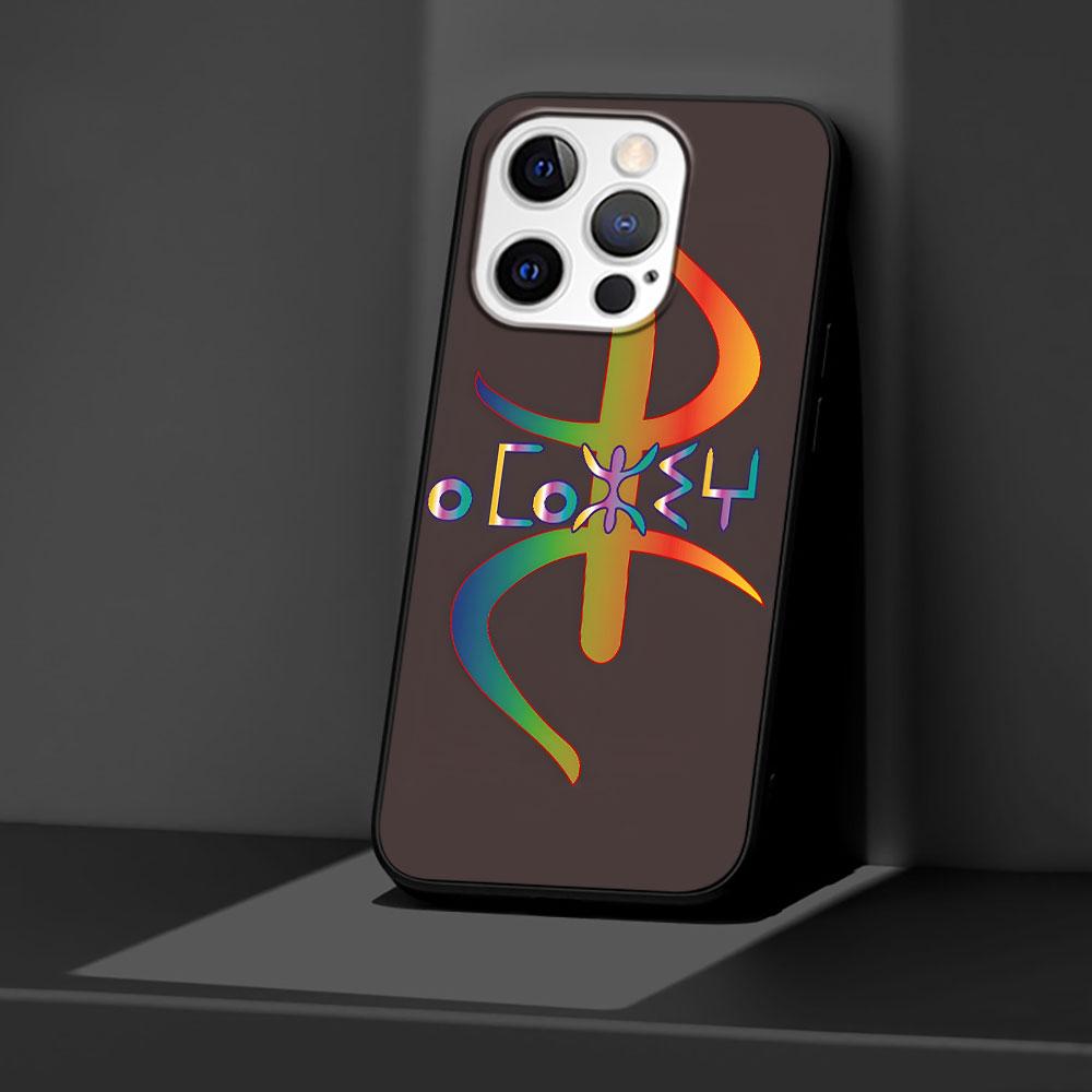 Amazigh Berber Flag Case for Apple iPhone 14 11 7 SE 2020 8 X XS 13 12 Mini XR 15 Pro Max Silicone Black Soft Phone Cover