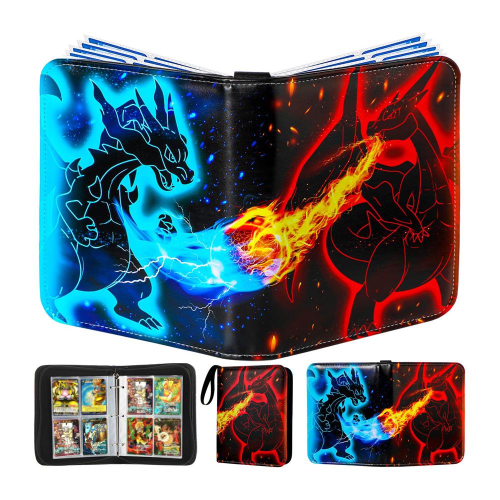 Pokémon Card Collection Book: 4-Grid & 9-Grid PU Game Album
