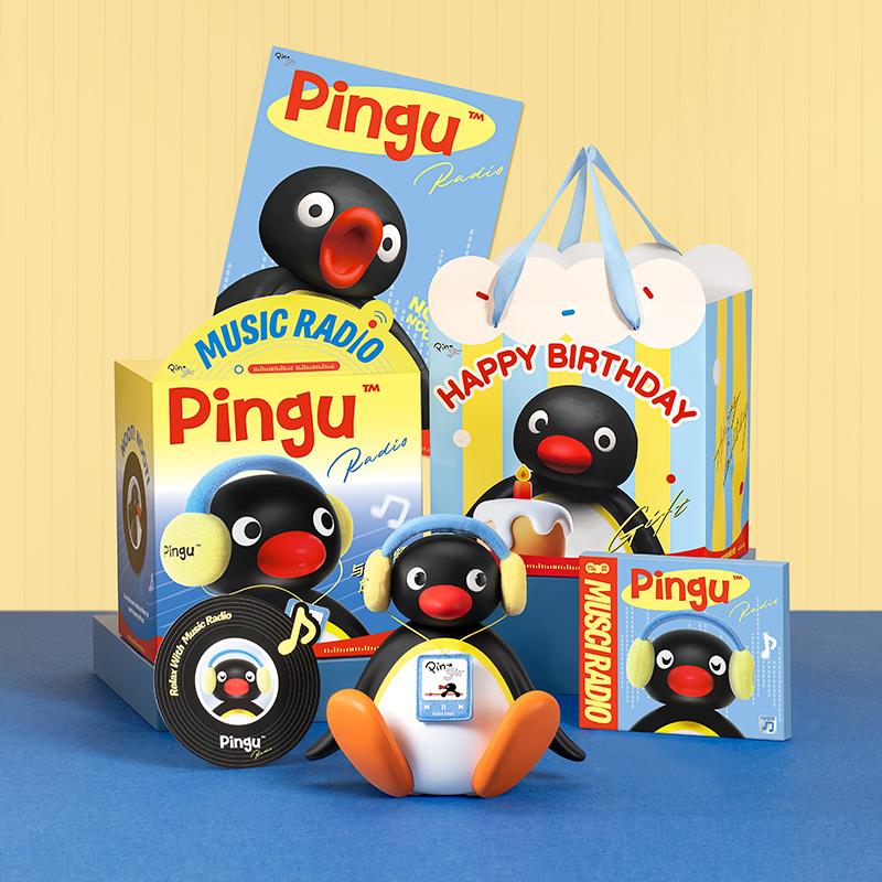 Mark Tubu Pingu Penguin Bluetooth Speaker Gift For Female Friends Christmas Birthday Practical Toy Hobbies Animation Derivative