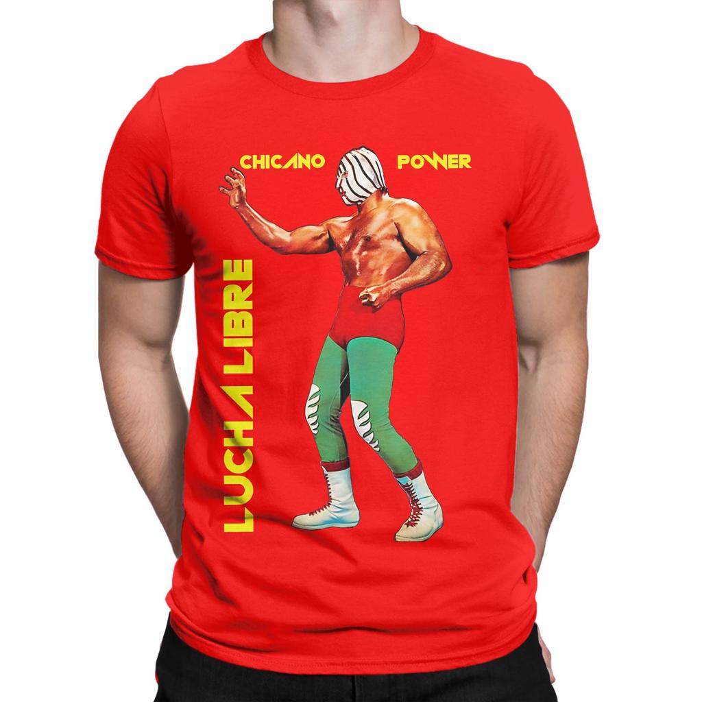 Vintage Lucha Libre Wrestling Graphic Funny 100 Cotton Tshirt Luchador Tops Tees For Unisex