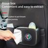 Car Stickers For Alfa Romeo Multifunctional car seat back trash can Storage box Storage pocket for Alfa Romeo Giulia Giulietta S