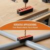 Drill Guide Jig Block for 4-10mm Holes, Precision Hole Locator, Woodworking Tool for DIY, Ideal for Dowel Joint Making in Home Workshop