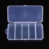 Portable Transparent Plastic Storage Box Compartment Container For Beads Jewelry