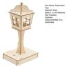 1 Set Handmade Eco-friendly Table Lamp Voice-controlled Fun Science Wood Educational Toy for Kids Accessories