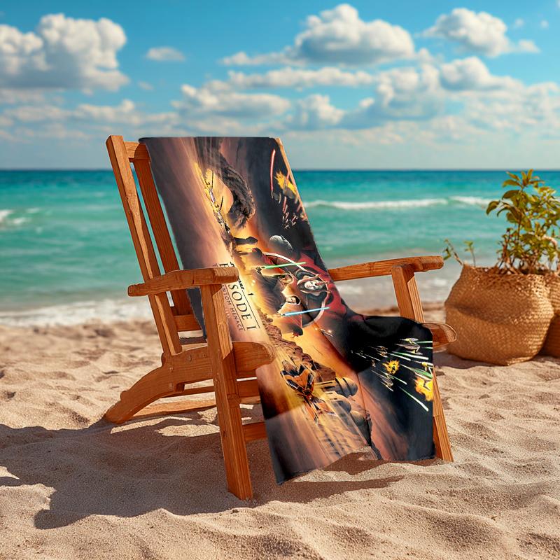 1Pc Star Wars Force Awakens Beach Towel Quick Dry Multiuse For Beach Pool Gym Yoga Home Travel Christmas Halloween Xmas Gift S1726