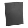 Magnetic Bulletin Board Black Magnetic Metal Tabletop Memo Display Board for Home School Kitchen