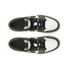 Кроссовки Air Jordan 1 Retro Low OG Medium Olive для мужчин, коричнево-черно-белый-бежевый цвет, HQ6998-200