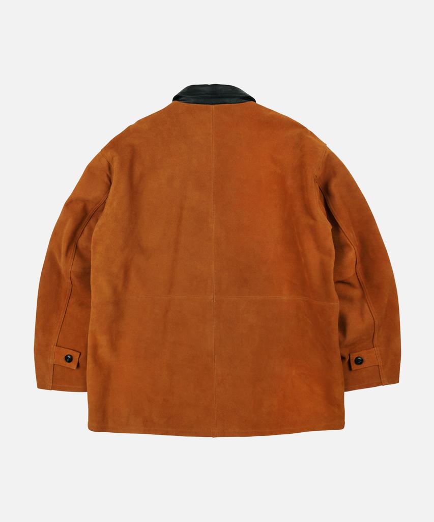 Frizmworks Suede French Car Coat _ Camel