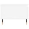  Coffee Table, White 90x50x36.5 Cm, Wood-based Material