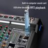 Sansui FX08 Professional 8-Channel Audio Mixer CN plug (adapter included)