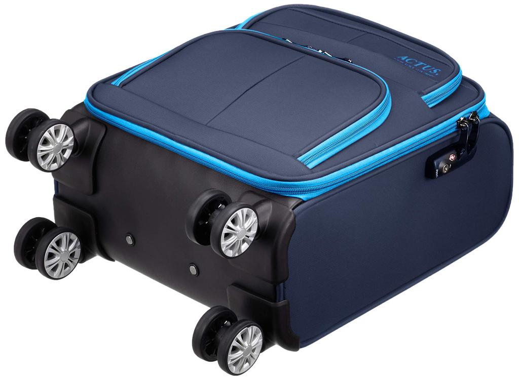 Чемодан Мягкий Montana 18 л 45 см Темно-синий [Actus] Ручная кладь 74-50760 2,3 кг