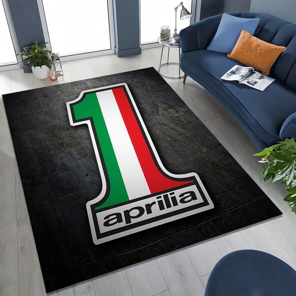 Motorcycle Aprilia Sign Racing Car Carpet Rug for Bedroom Living Room Sofa Home Doormat Decor,Large Kids Play Non-slip Floor Mat