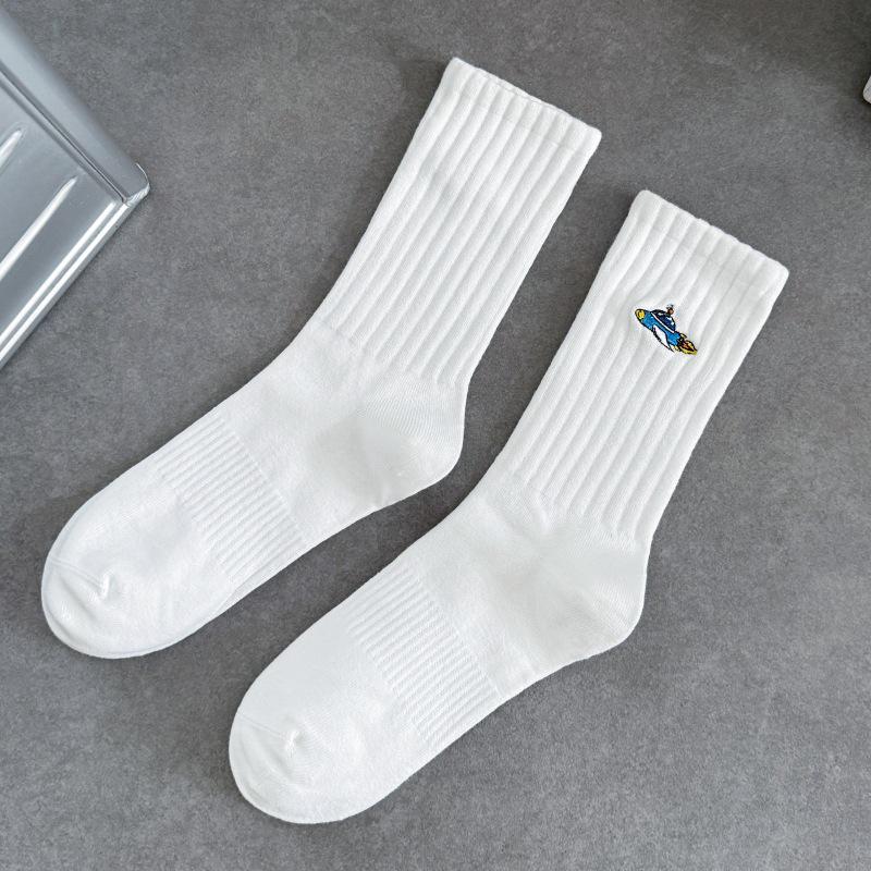 Cityboy Space Planet Mid-Calf Socks for Men & Women - Trendy West Coast Skateboarding Street Style