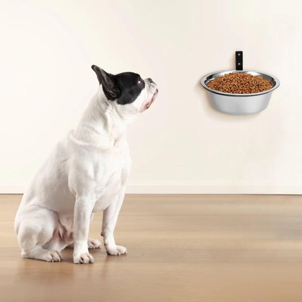 Foldable Hanging Pet Bowl 6/8inch Pet Feeder Container Universal Cat Food Water Bowl Home