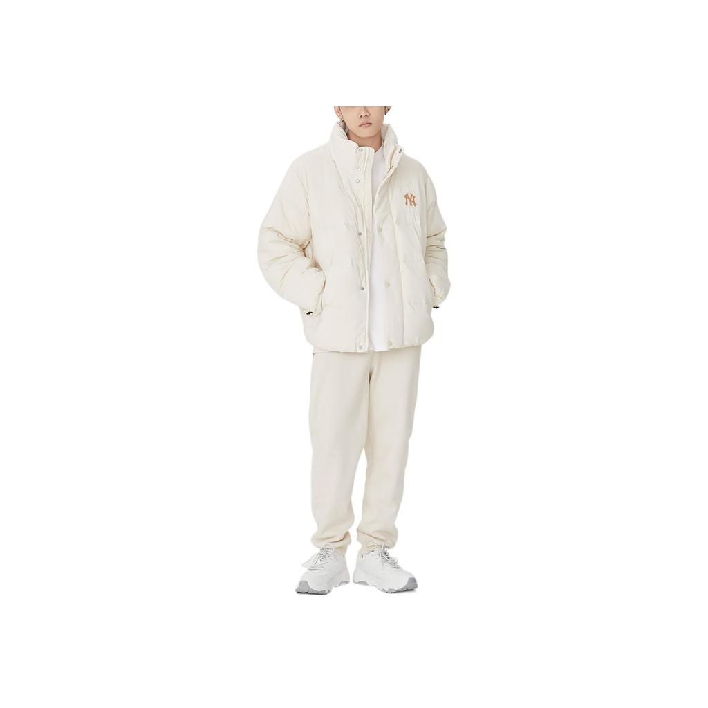 New MLB Down Jacket Winter Cropped Unisex Cream 3ADJB0526-50CRS