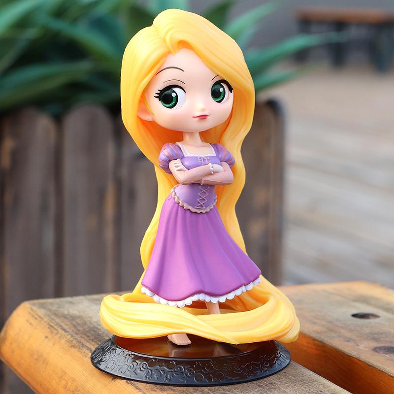 Princess Ariel Rapunzel Cinderella Mermaid Anna Elsa Belle Sofia Snow White Mulan The Little Mermaid Figure Toys Kid Gift