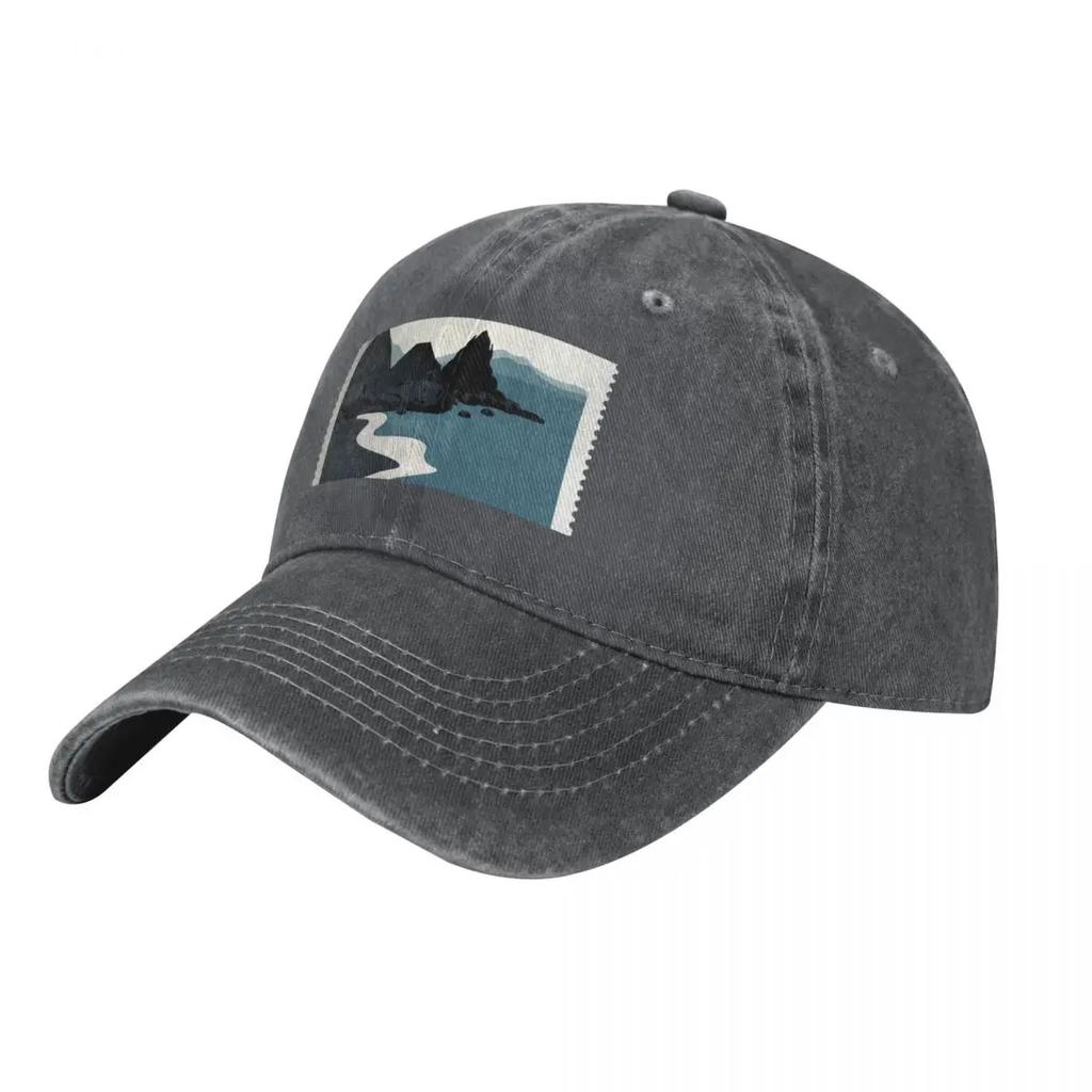 Vik Reynisfjara Black Sand Beach Iceland Stamp Baseball Cap F Sunscreen Visor Beach Bag Hats For Unisex Womens
