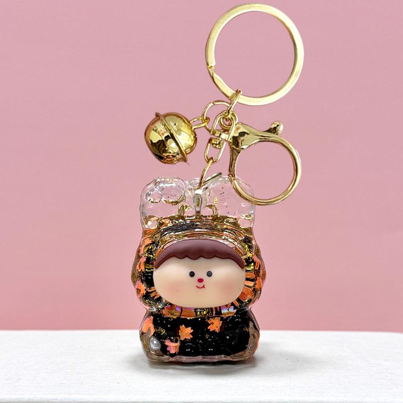 Милый светящийся зыбучий песок мигающий брелок Лилит мультфильм акриловый брелок сумка кулон украшение автомобильный держатель ключей лучший друг подарки