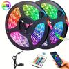 Умная Bluetooth LED 5050RGB самоклеящаяся световая лента с дистанционным управлением для создания красочной атмосферы