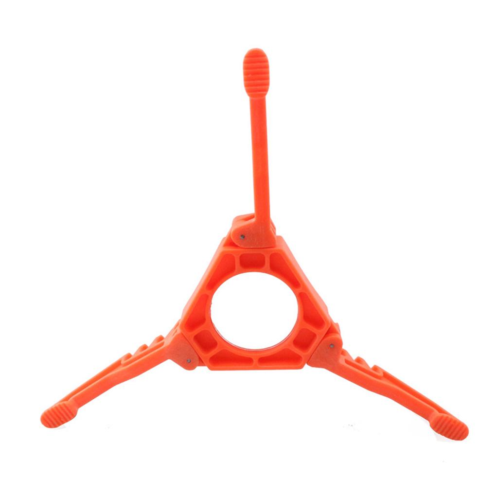 Подставка для цилиндров Портативный пластиковый складной держатель для цилиндров Нескользящий кронштейн Альпинистский рюкзак Штатив Туристическое снаряжение