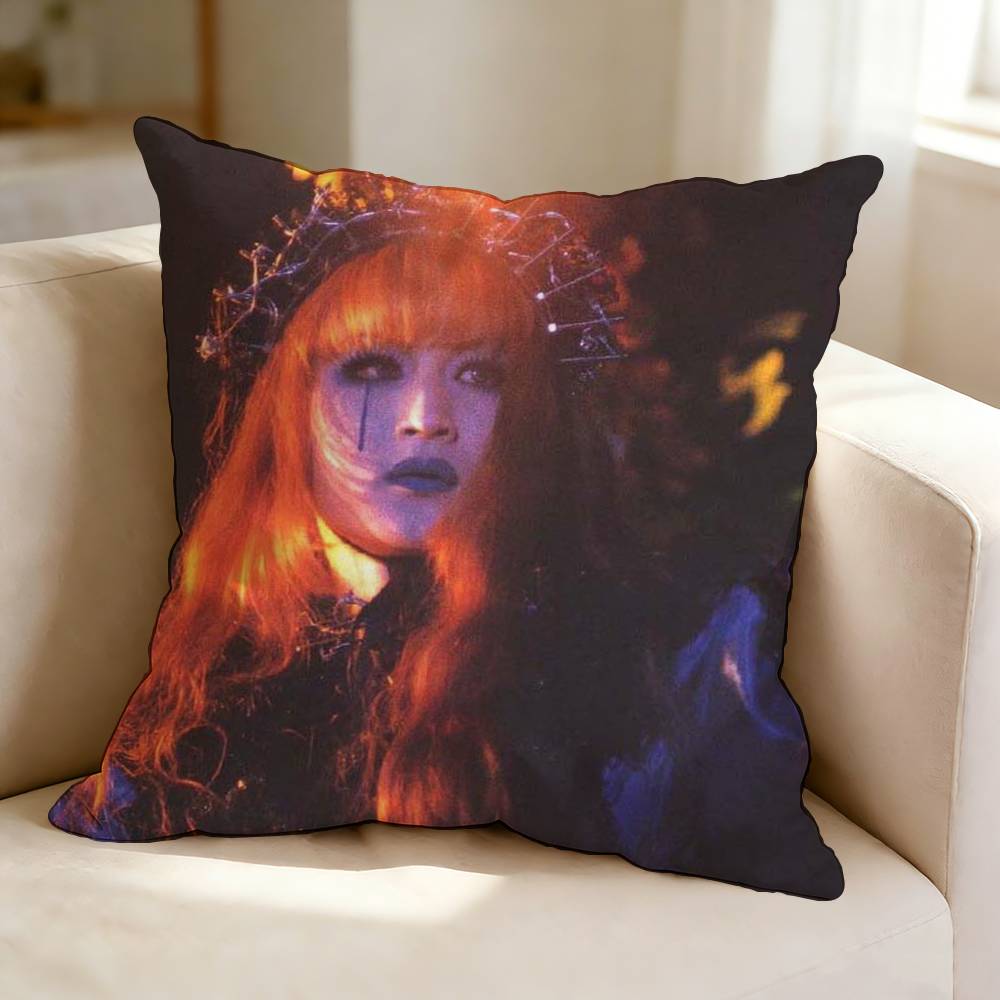 Baroque Rock Band MMalice MMizer Square DoubleSided printed Pillow Case Bedroom Bedside Pillow Sofa Cushion Cover