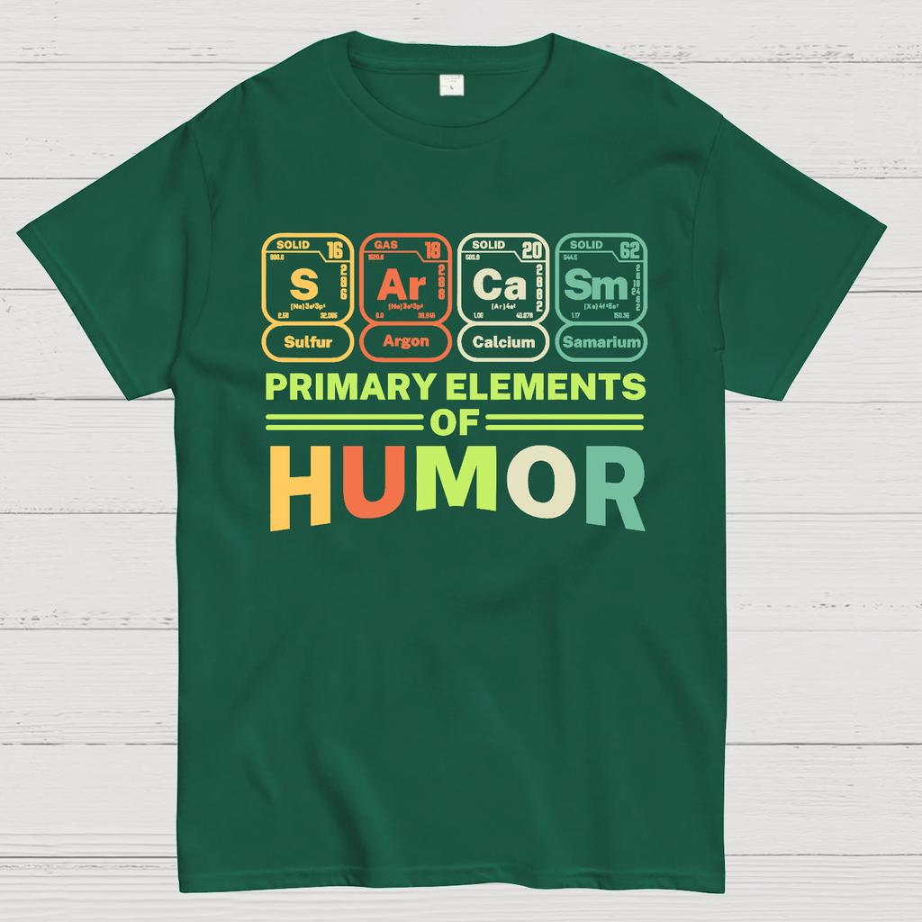 Primary Elements Of Humor Cotton Summer Casual Cool Loose T-Shirt