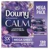 Downy Sheet Infusions Lavender & Vanilla Bean Mega Sheets, 130 Sheets