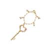 Шарм для сумки Сердце Ключ Шарм с инициалом Y Золотой [And Chouette] [Официальный] Женский