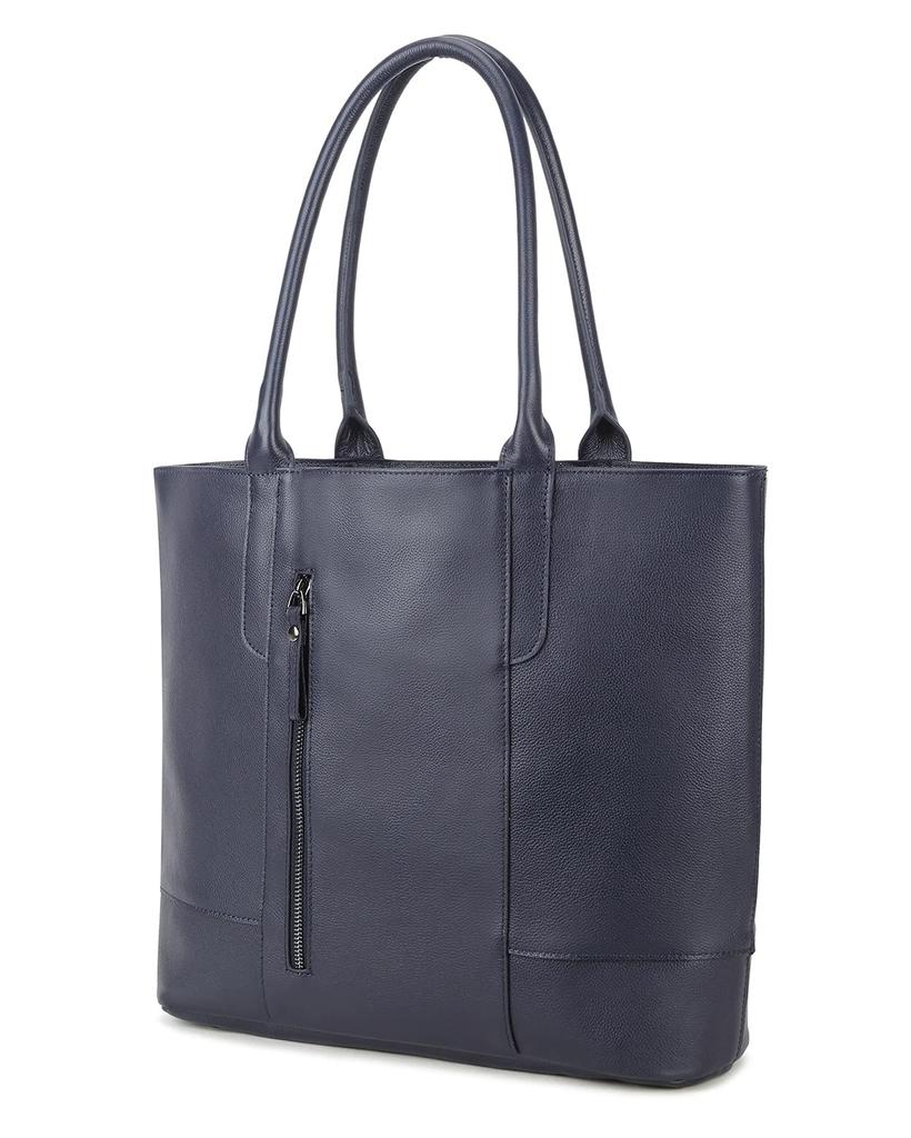 Kimura handmade Tote Bag Large Capacity Business Multifunctional Leather Zipper Brand Commuting Tote Large Popular A4 Men's Men's LZ018… (LZE018)