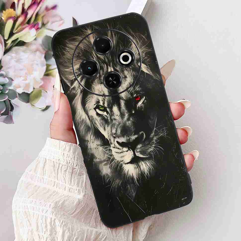 2024 Для Tecno Spark 30C KL5 Чехол для телефона Для Tecno Spark 20C 30C Чехол Ударопрочная крышка Spark20C Крутой узор с драконом