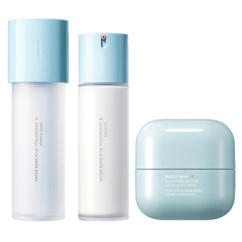 LANEIGE Набор Water Bank Blue Hyaluronic: Тонер, Эмульсия, Крем