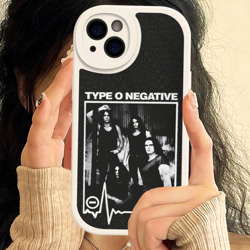 Rock Band T-Type O Negative Music For IPhone 16 15 14 16E 13 12 11 Pro Max Plus Phone Leather Case