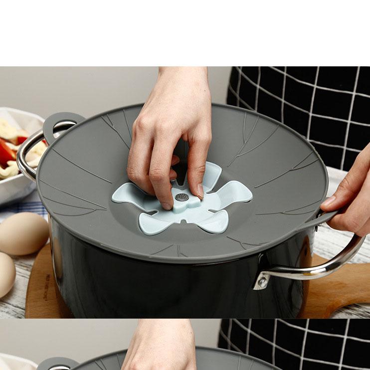 Силиконовая крышка для защиты от перелива в форме цветка Силиконовая крышка для сохранения свежести Вращающаяся крышка