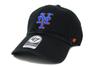 47 Brand (Forty Seven Brand) Cap 47 CLEAN UP NEW YORK METS New York Mets BLACK Free Size