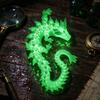 Detailed Dragon Model for Display 3D Printed Glow in the Dark Fidget Toy Articulated Unique Fantasy Gift Kids Desktop Ornament and Adults