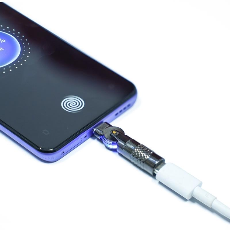 Small  USB To Type C Adapter 48mm Length Supporting 480Mbps Data Transfer Glorious Charging for Mobile Charge While Play