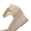 Женская обувь на высоком каблуке, женские Sandalias Zapatos Mujer, женская повседневная обувь, дышащие слипоны, уличные сандалии на танкетке для отдыха
