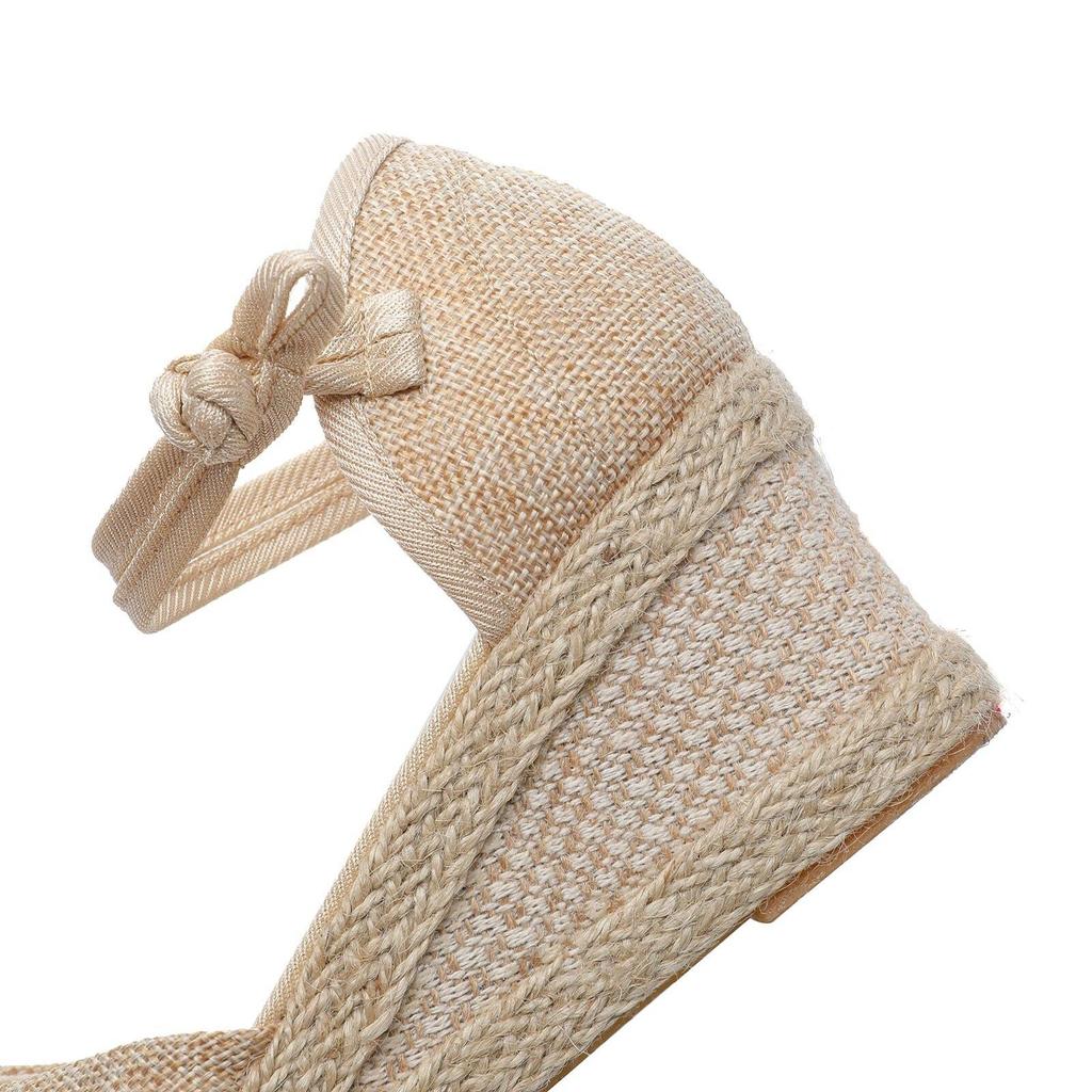 Женская обувь на высоком каблуке, женские Sandalias Zapatos Mujer, женская повседневная обувь, дышащие слипоны, уличные сандалии на танкетке для отдыха