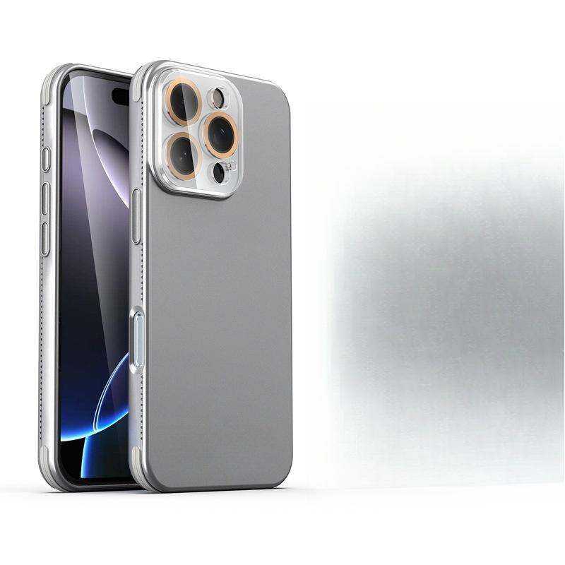 Подходит для Apple 16 Магнитный чехол для мобильного телефона Кристальная линза Iphone14 Креативное охлаждение Четыре угла Силиконовый Противоударный