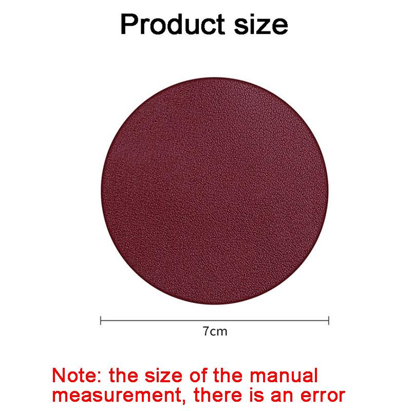 CSA1 Car round leather cup mat,non-slip and anti-fouling,car accessories,for Mercedes-Benz Clase A B C E GLA CLA GLC GLK GLE