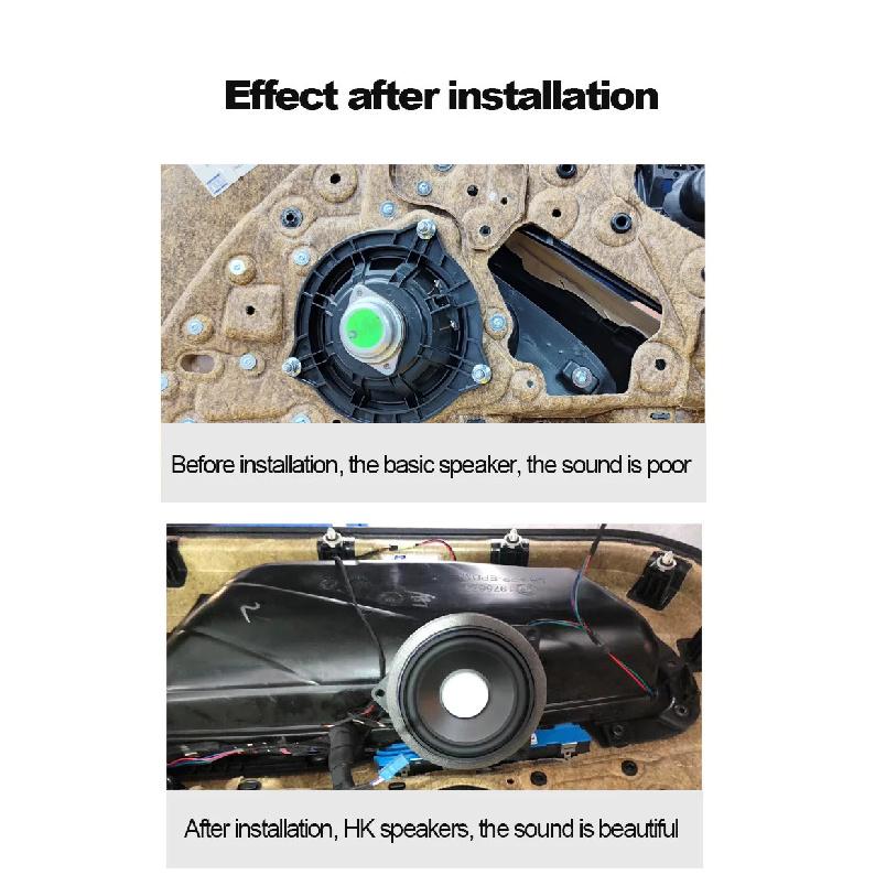 4,5-дюймовый дверной среднечастотный динамик для BMW F10 F11 F90 E81 E82 E84 E87 E88 E90 E91 E92 E93 серии 135 Улучшение аудиосистемы HIFI