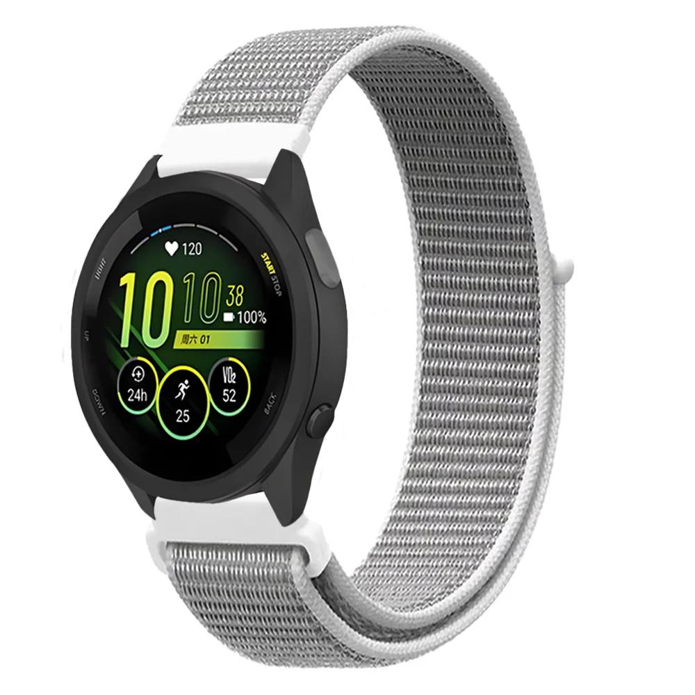 Плетеный нейлоновый ремешок-петля 20 мм 22 мм для Garmin Forerunner 165 55 965 265 255 955 Venu 3 Браслет Garmin Active/Vivoactive 5
