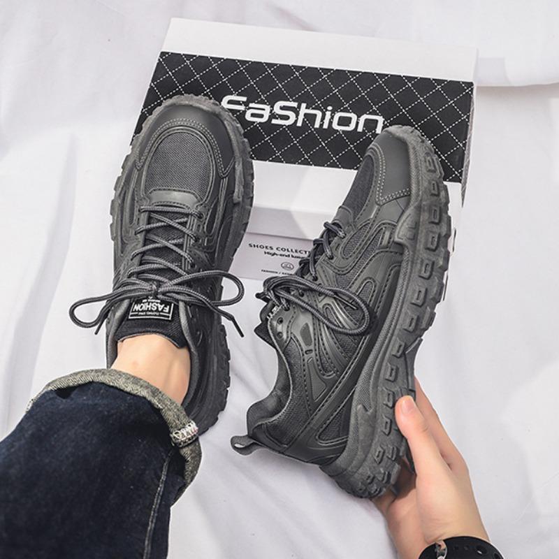 Men Trendy Sneakers Hot Sale Versatile Platform Running Shoes Tennis Training Shoe Outdoor Breathable No-slip Casual Shoe Hombre